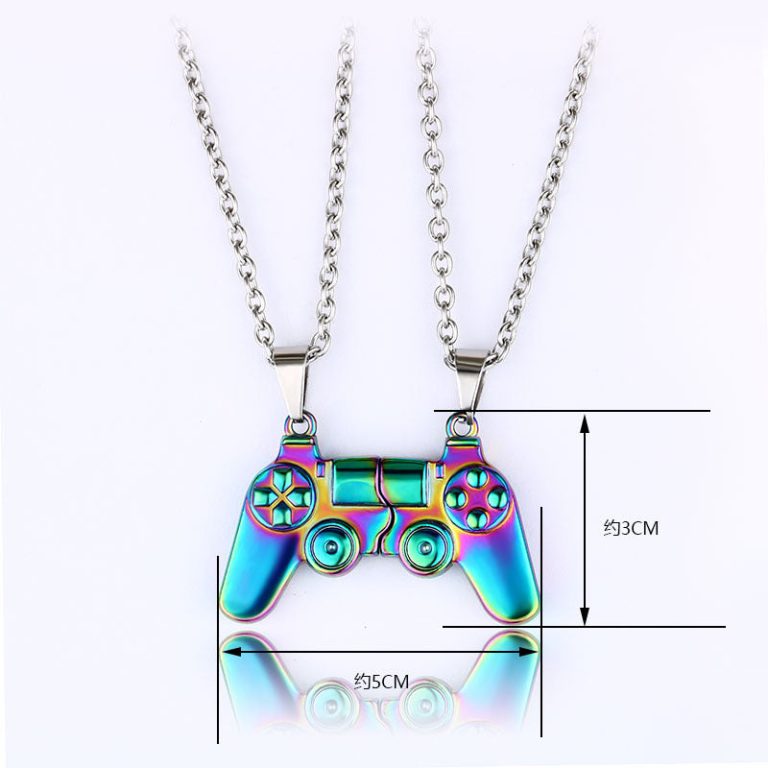 Game Controller Necklaces BFF Couples